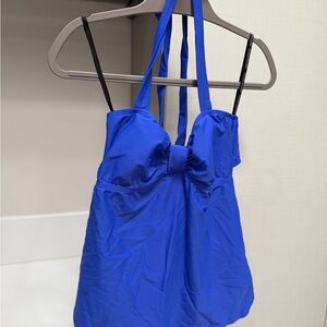 Maternal America Blue Halter Swim Top and bottoms